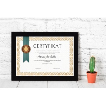 Dyplom - Certyfikat 10
